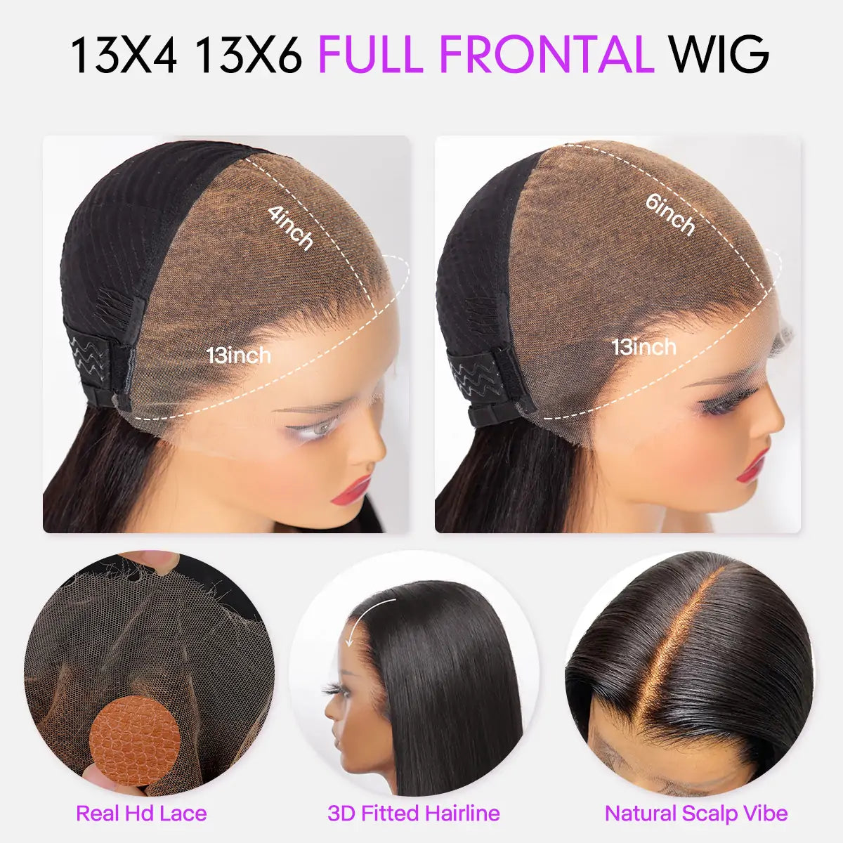 Body Wave Glueless HD Lace Frontal Wig 13x4/13x6 Pre-everything Human Hair Wigs 250% Density