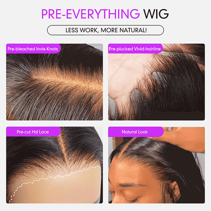 Body Wave Glueless HD Lace Frontal Wig 13x4/13x6 Pre-everything Human Hair Wigs 250% Density